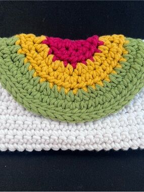 Handcrafted Multicolor Crochet Sunglasses case